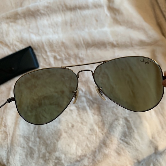 Ray-Ban aviator sunglasses Blue mirror main image 5